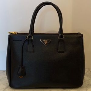 Prada Saffiano Galleria double zip tote (medium)